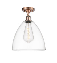 Ballston Semi-Flush Mount White Finish