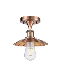 Ballston Semi-Flush Mount Cast Brass