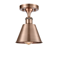 Ballston Semi-Flush Mount Cast Brass Chrome