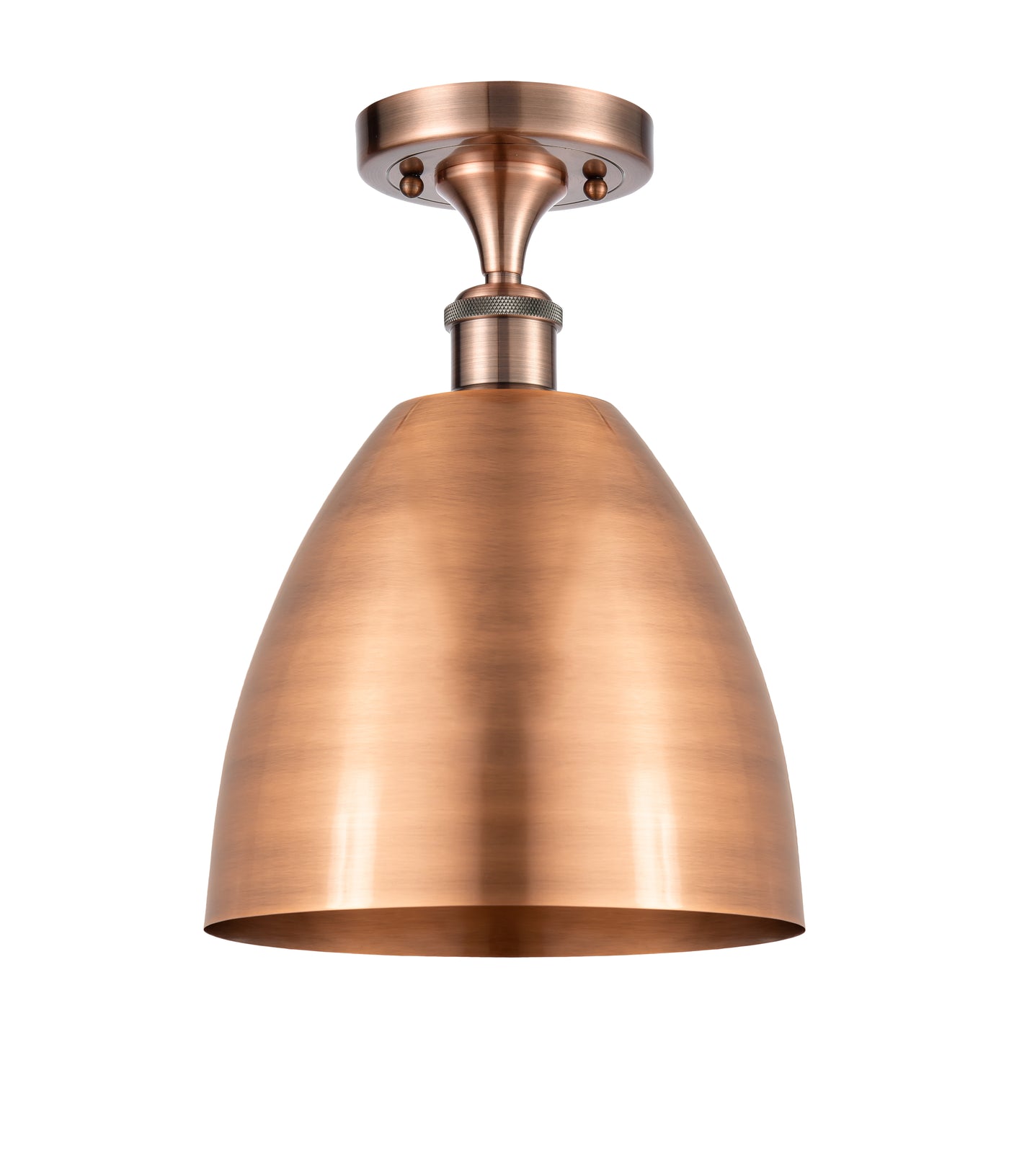 Ballston Semi-Flush Mount White Chrome