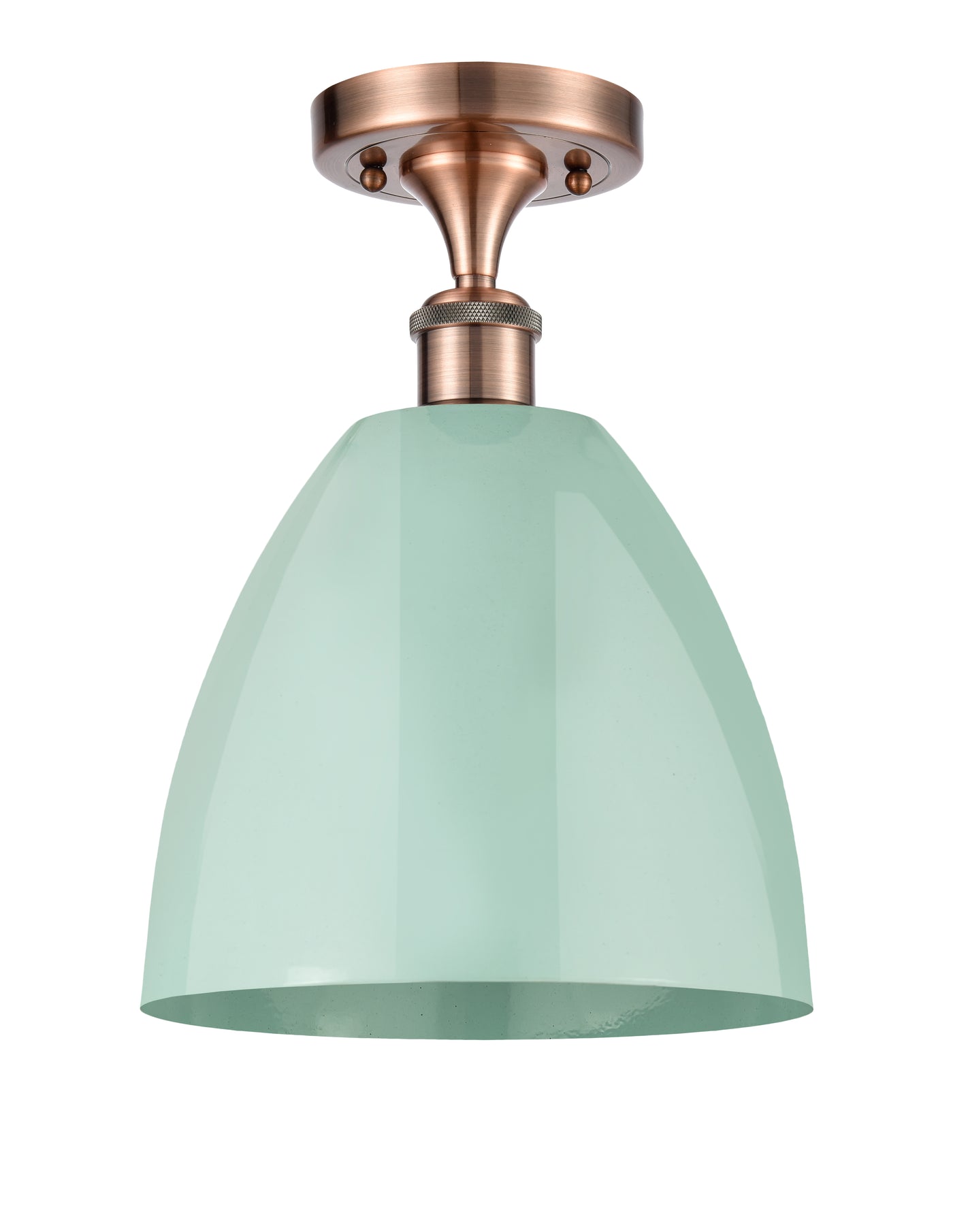 Ballston Semi-Flush Mount Seafoam Shade