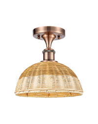 Ballston Semi-Flush Mount Brushed Satin Nickel