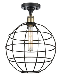 Ballston Semi-Flush Mount Satin Nickel