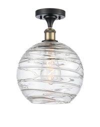 Ballston Semi-Flush Mount White Finish