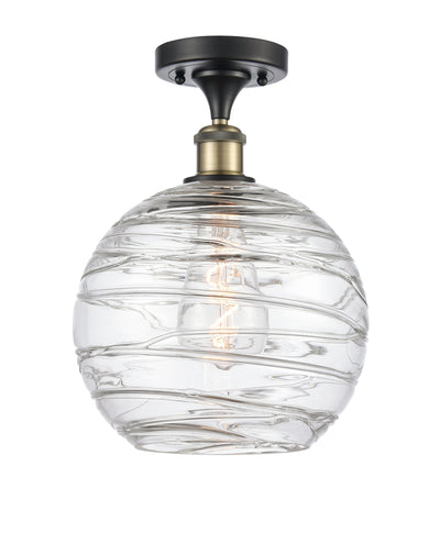 Ballston Semi-Flush Mount White Finish