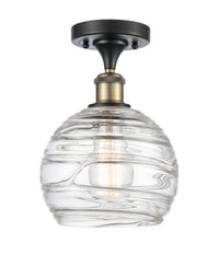 Ballston Semi-Flush Mount White Chrome