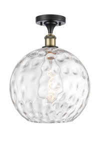 Ballston Semi-Flush Mount Chrome Glass