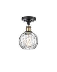 Ballston Semi-Flush Mount White Finish