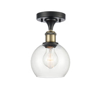 Ballston Semi-Flush Mount White Chrome