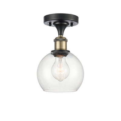 Ballston Semi-Flush Mount White Chrome