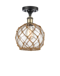Ballston Semi-Flush Mount Polished Chrome