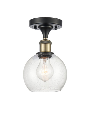 Ballston Semi-Flush Mount White Chrome
