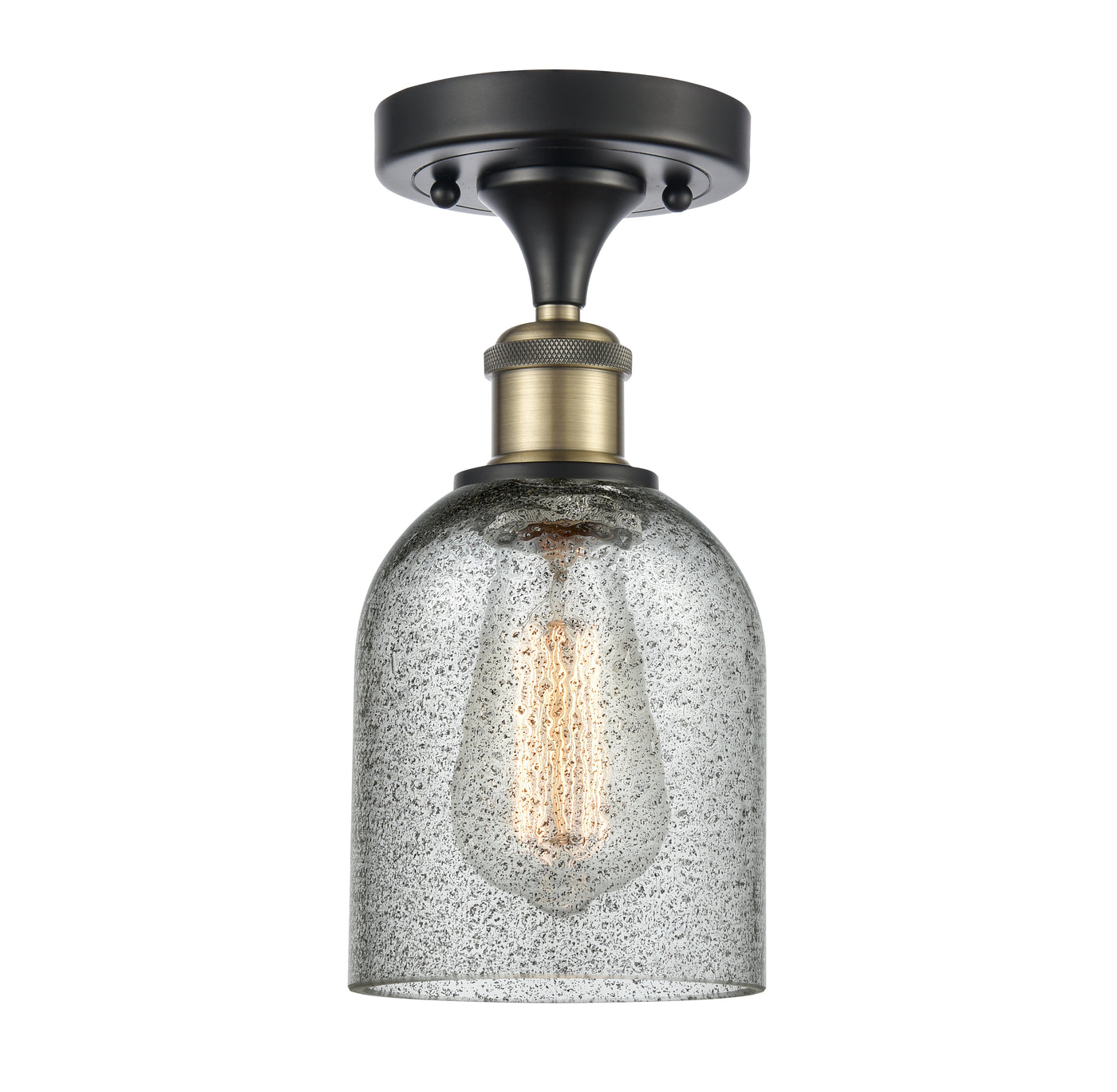 Ballston Semi-Flush Mount - Polished Chrome Finish