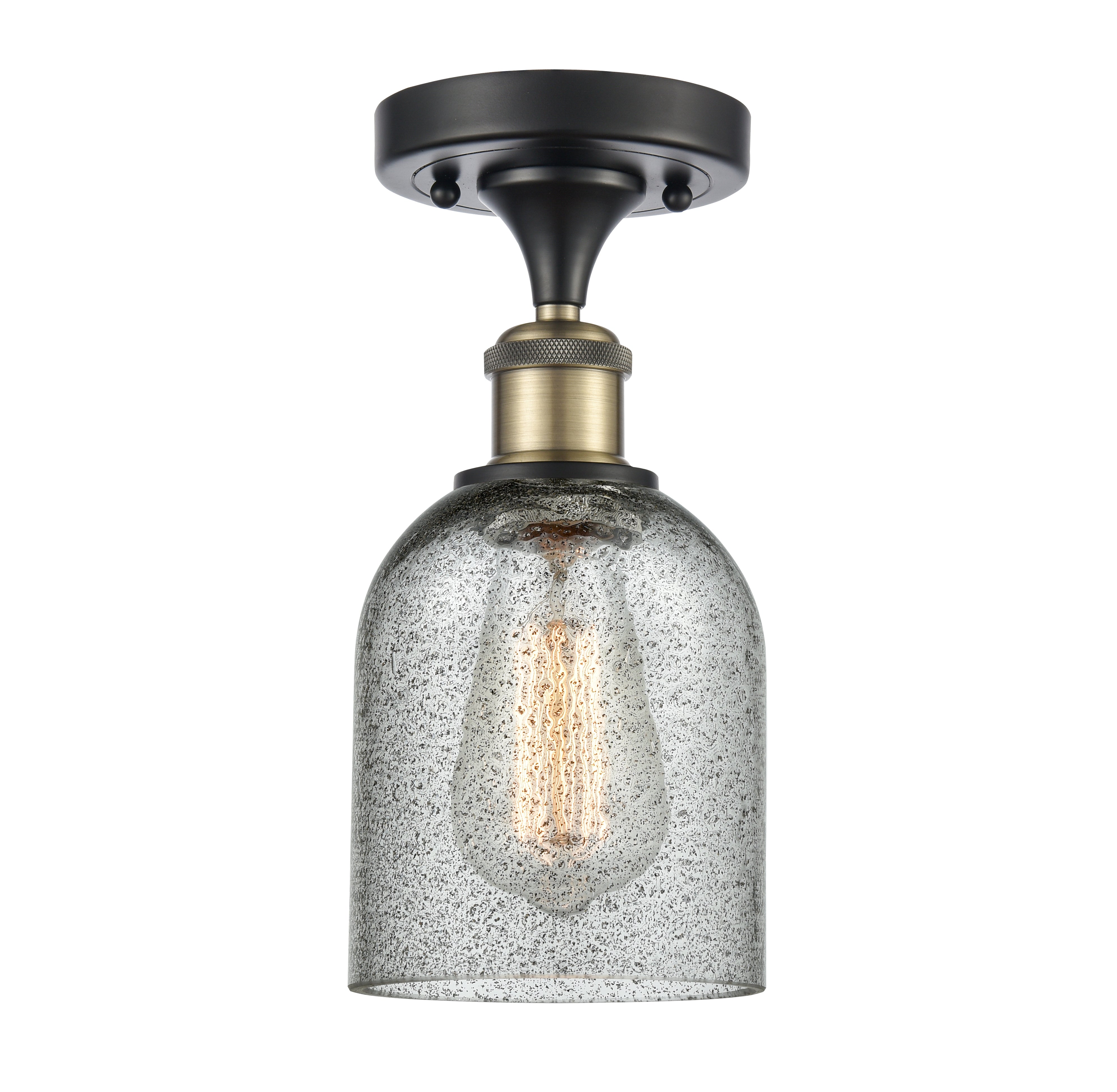 Ballston Semi-Flush Mount | Handcrafted Glass Shade
