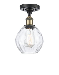 Ballston Semi-Flush Mount White Chrome