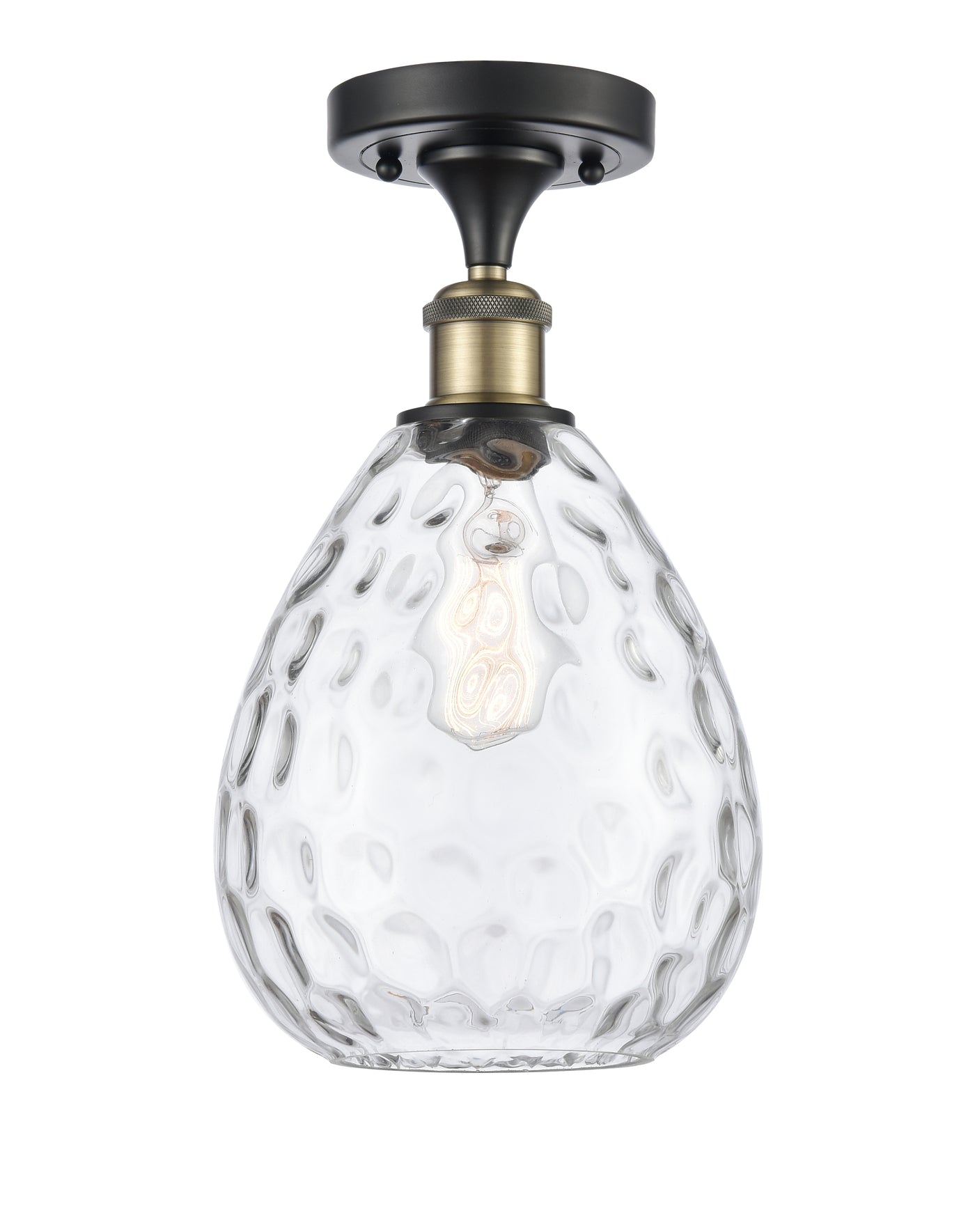 Ballston Semi-Flush Mount Cast Brass