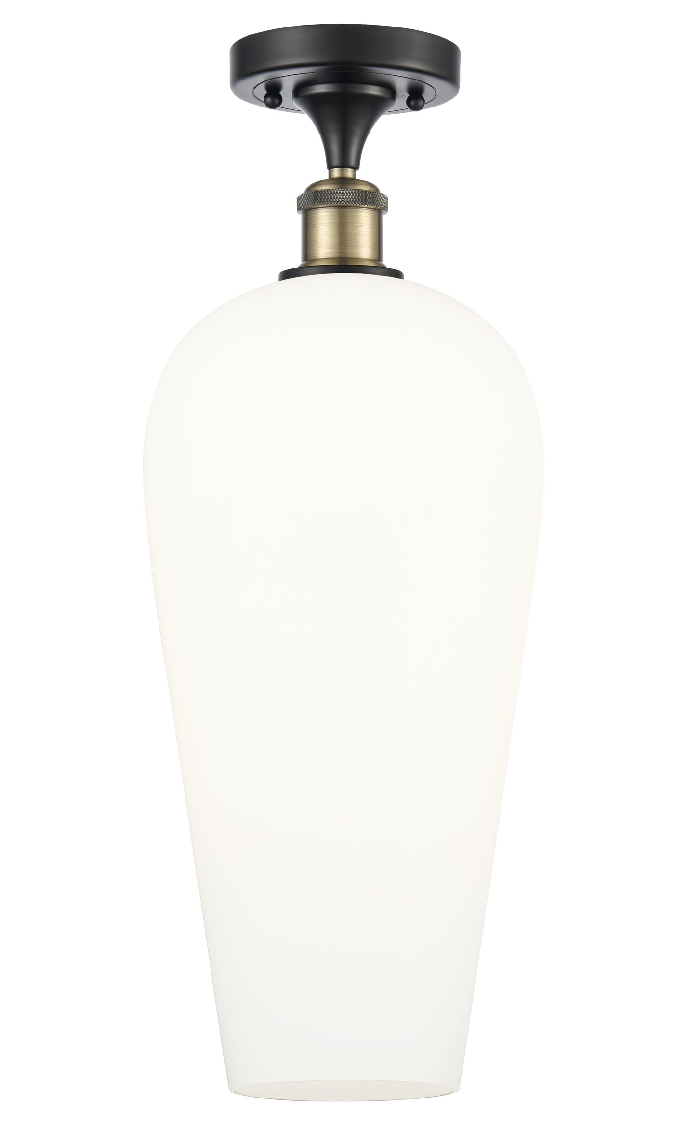 Ballston Semi-Flush Mount Brushed Nickel