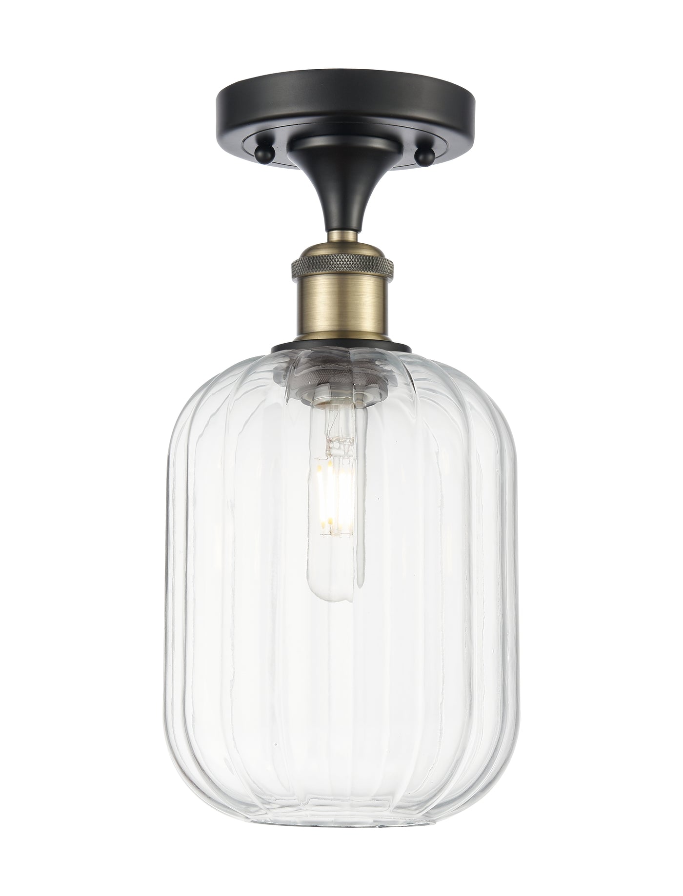 Ballston Semi-Flush Mount Brushed Nickel