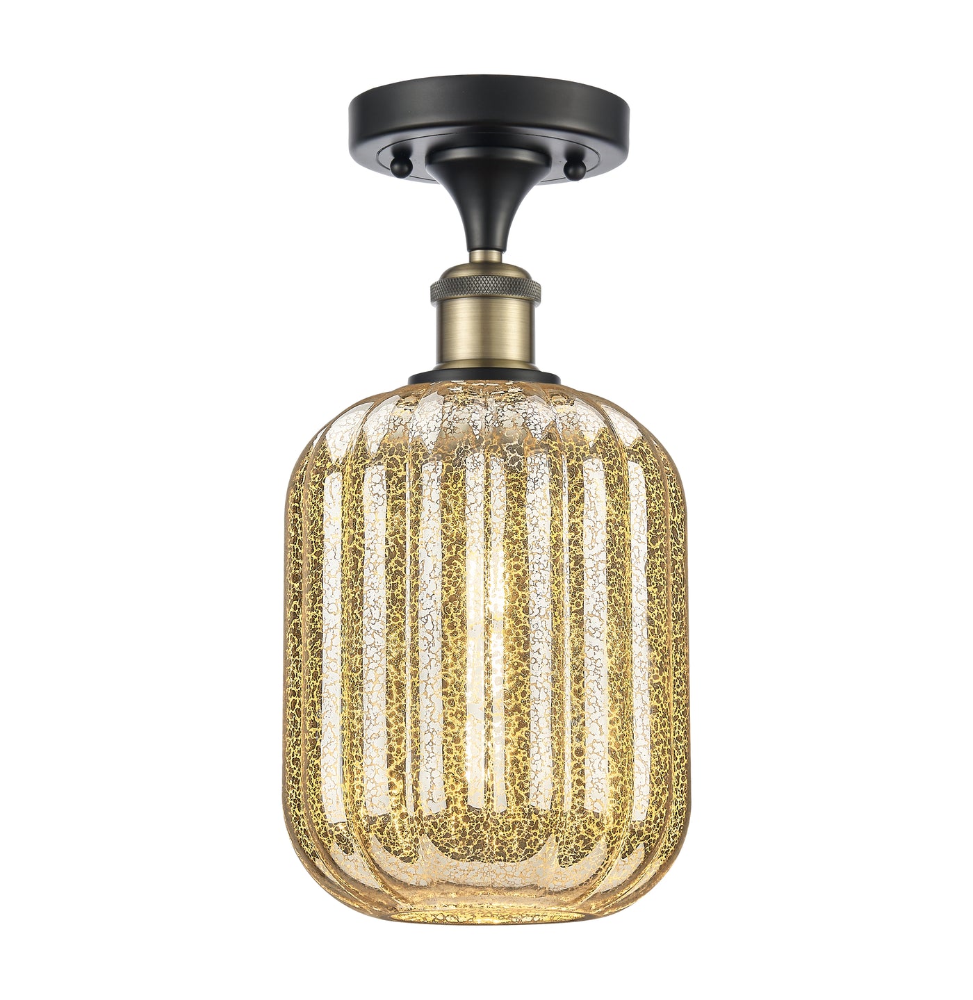 Ballston Semi-Flush Mount Brushed Nickel