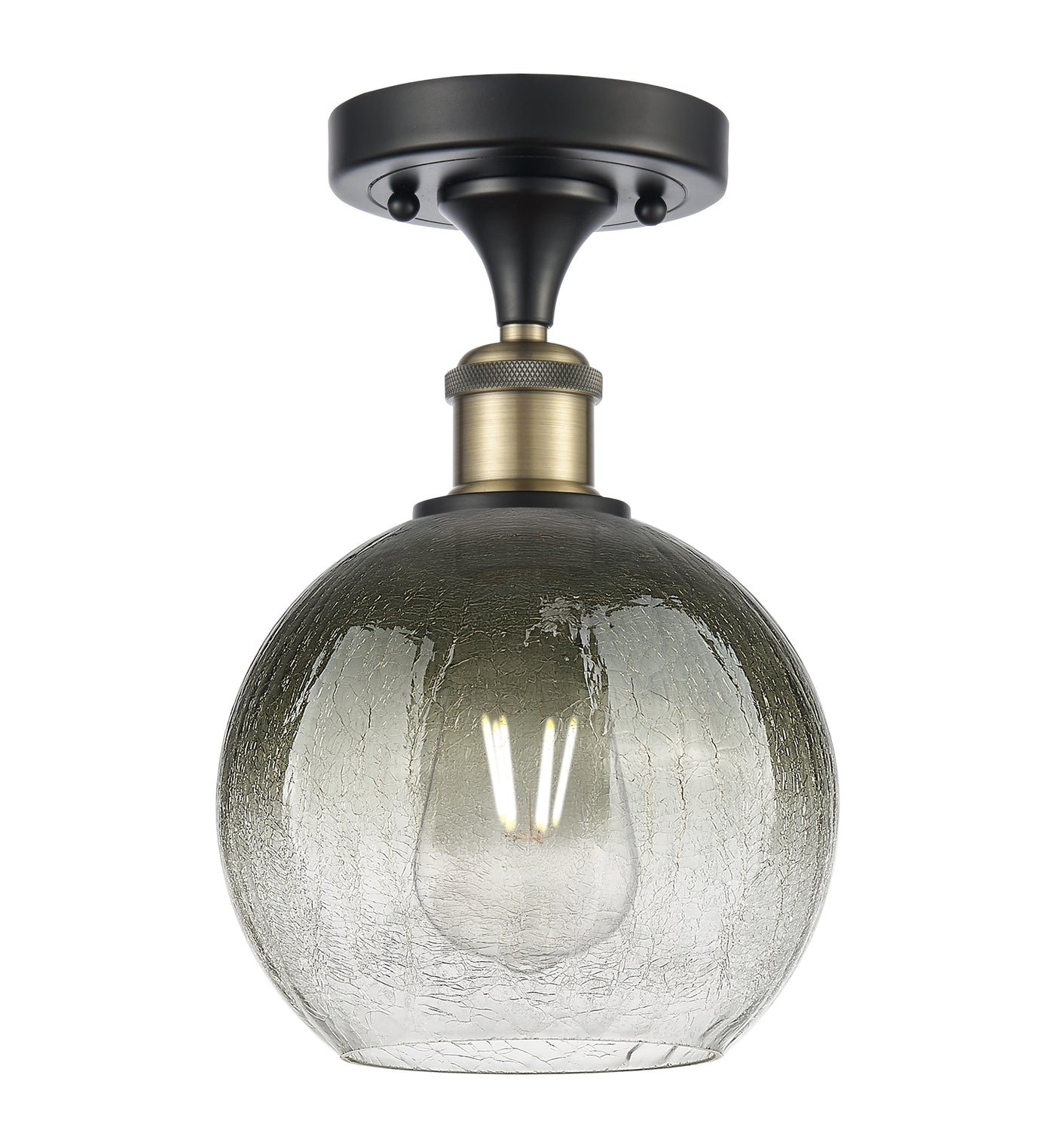 Ballston Semi-Flush Brushed Satin Nickel