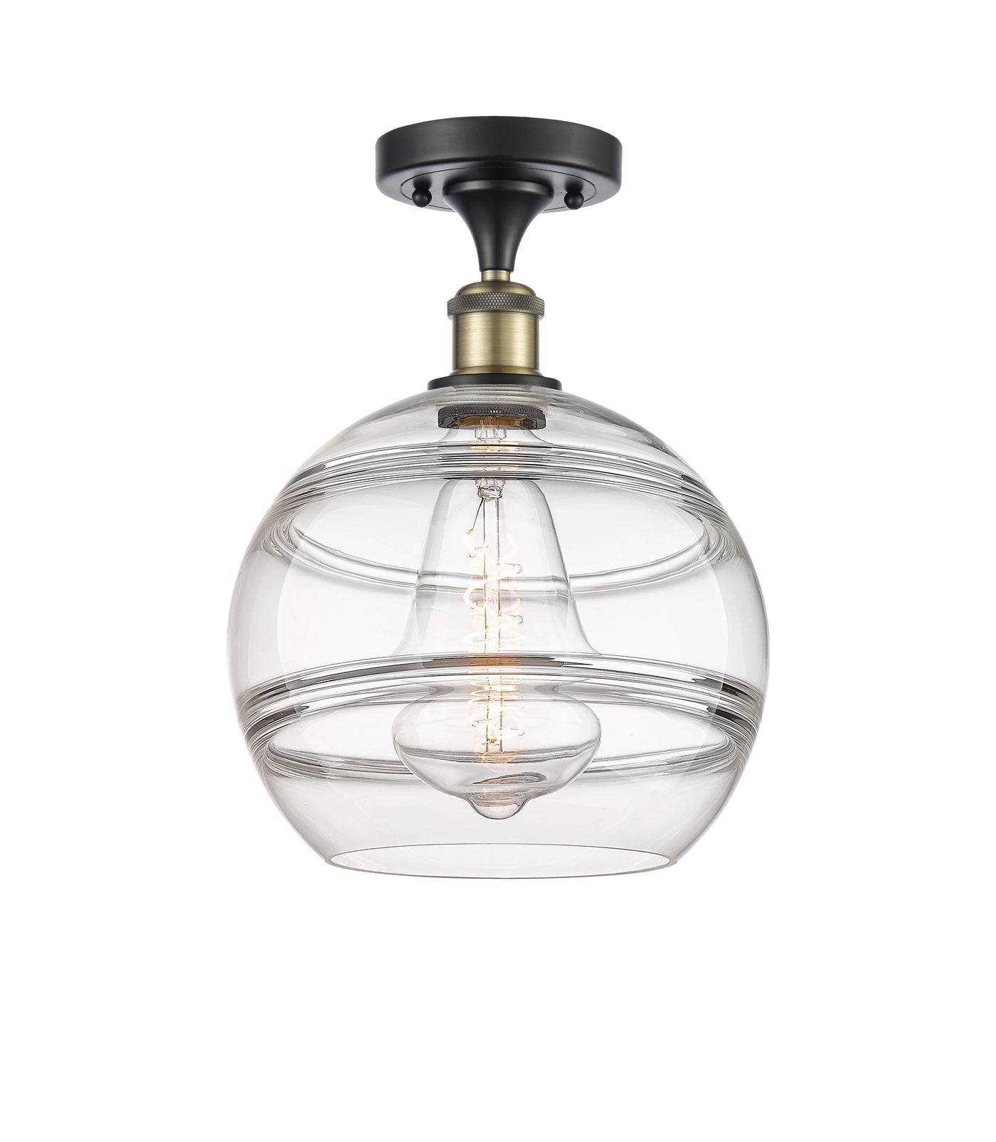 Ballston Semi-Flush Mount Brushed Satin Nickel