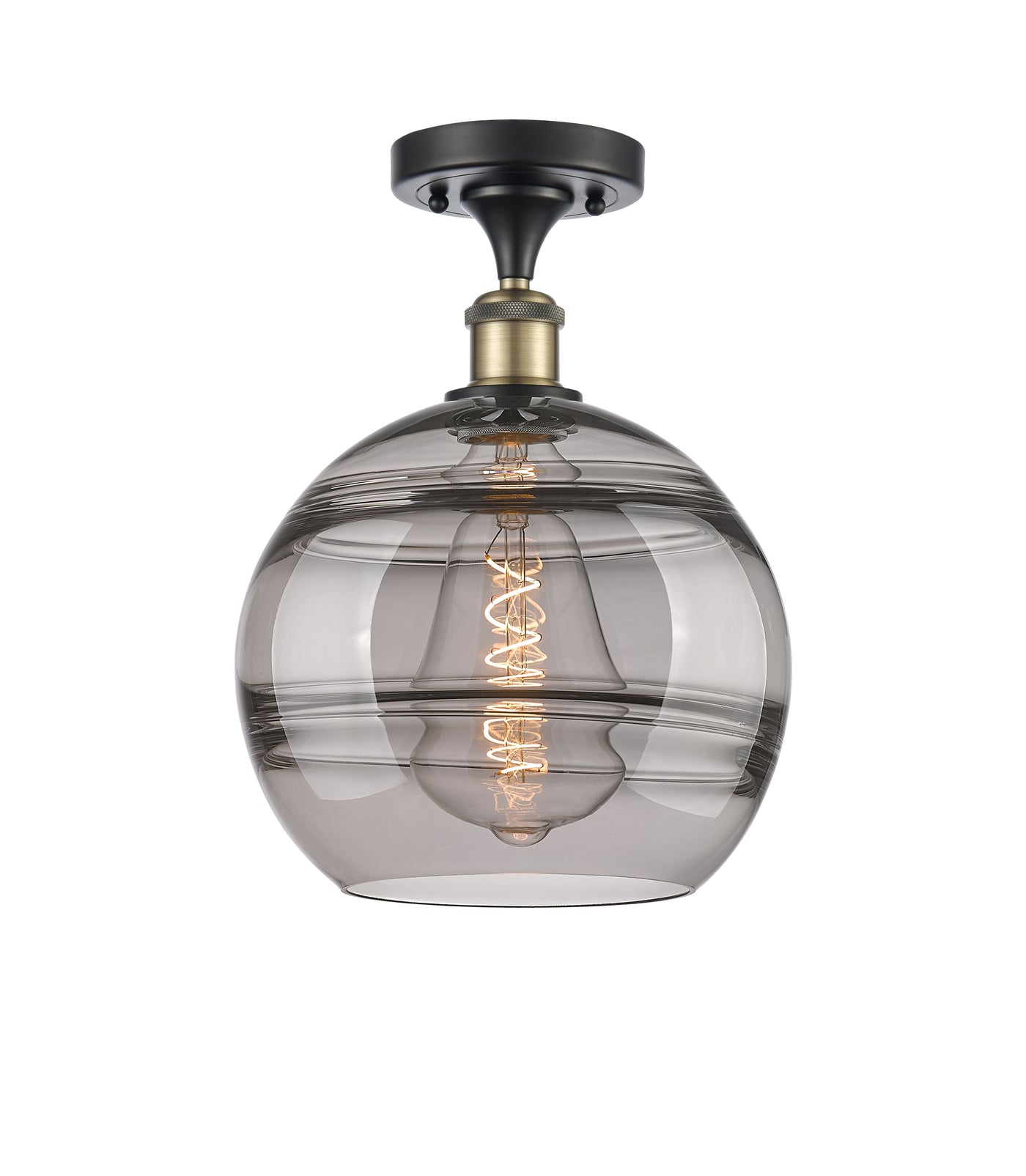 Ballston Semi-Flush Mount Brushed Satin Nickel