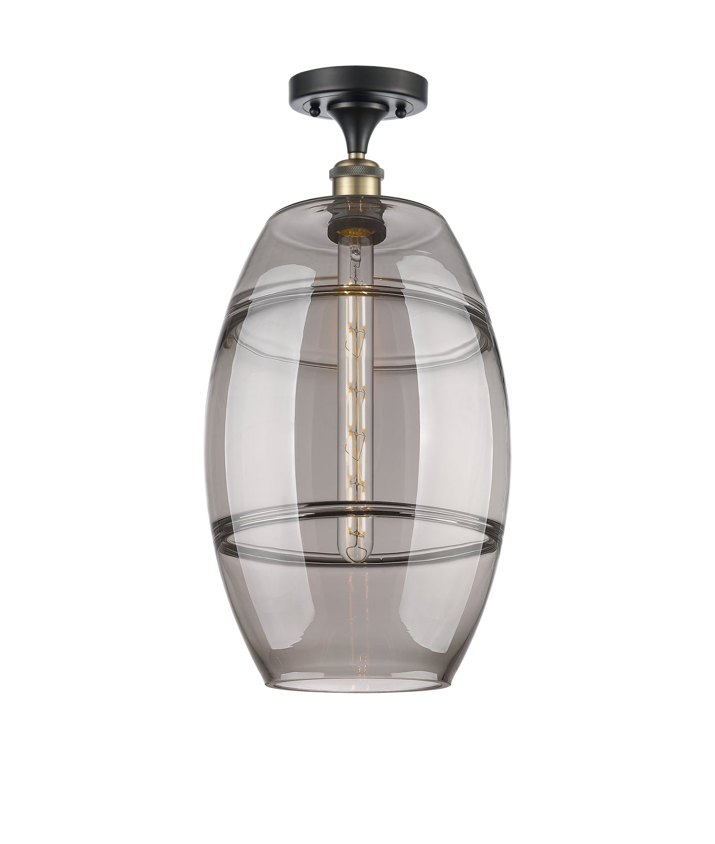 Ballston Semi-Flush Mount Cast Brass