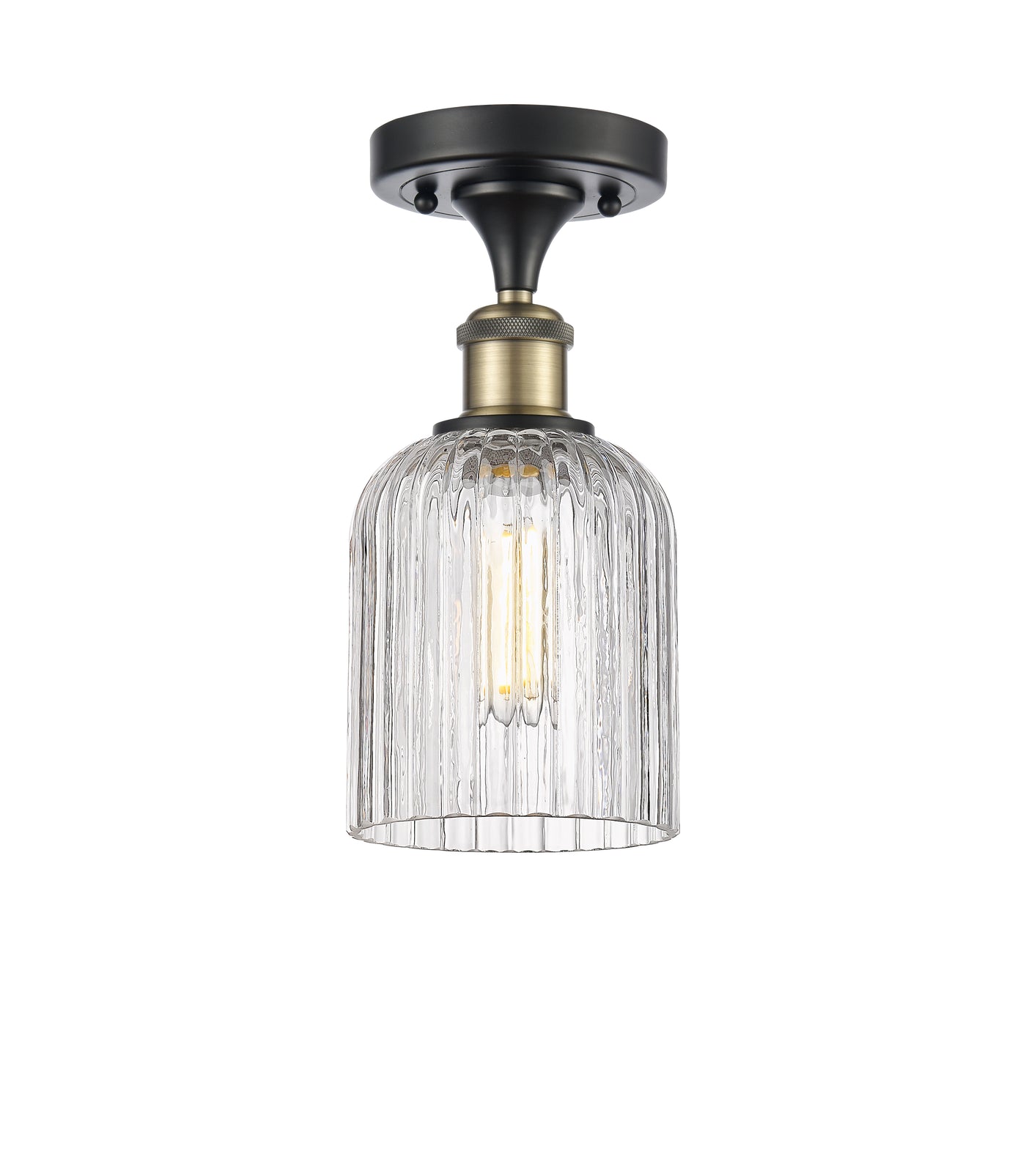 Ballston Semi-Flush Mount Brushed Satin Nickel