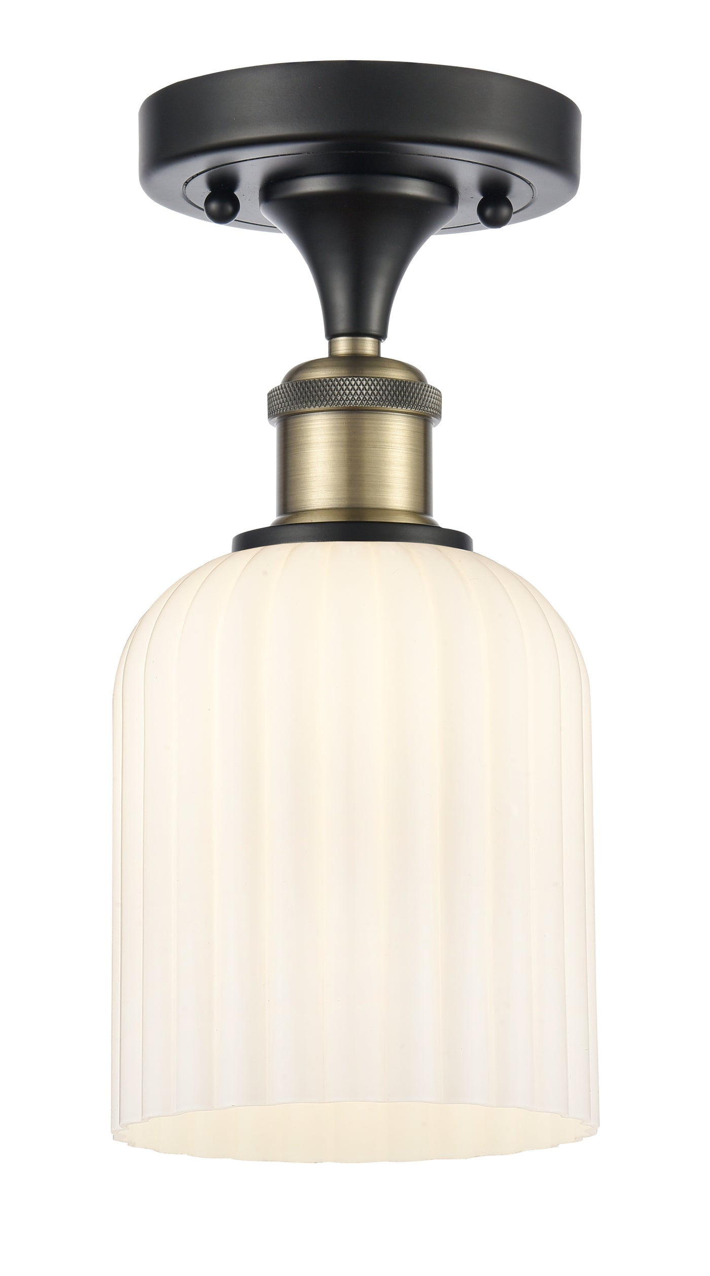 Ballston Semi-Flush Mount Brushed Satin Nickel