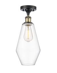 Ballston Semi-Flush Mount White Chrome