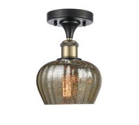 Ballston Semi-Flush Mount White Chrome