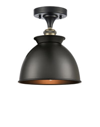 Ballston Semi-Flush Mount White Chrome