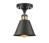Ballston Semi-Flush Mount Cast Brass Steel
