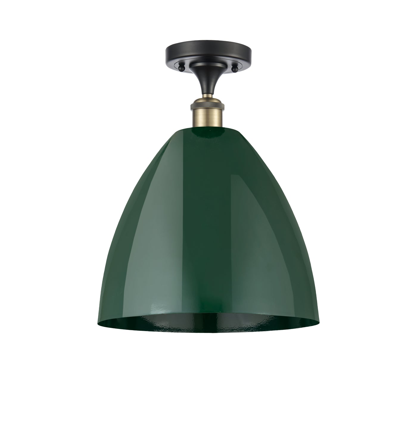 Ballston Semi-Flush Mount 9 Inch Brushed Nickel