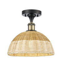 Ballston Semi-Flush Mount Brushed Satin Nickel