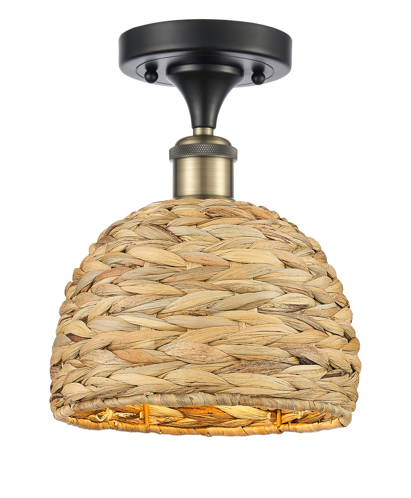 Ballston Semi-Flush Mount Satin Nickel