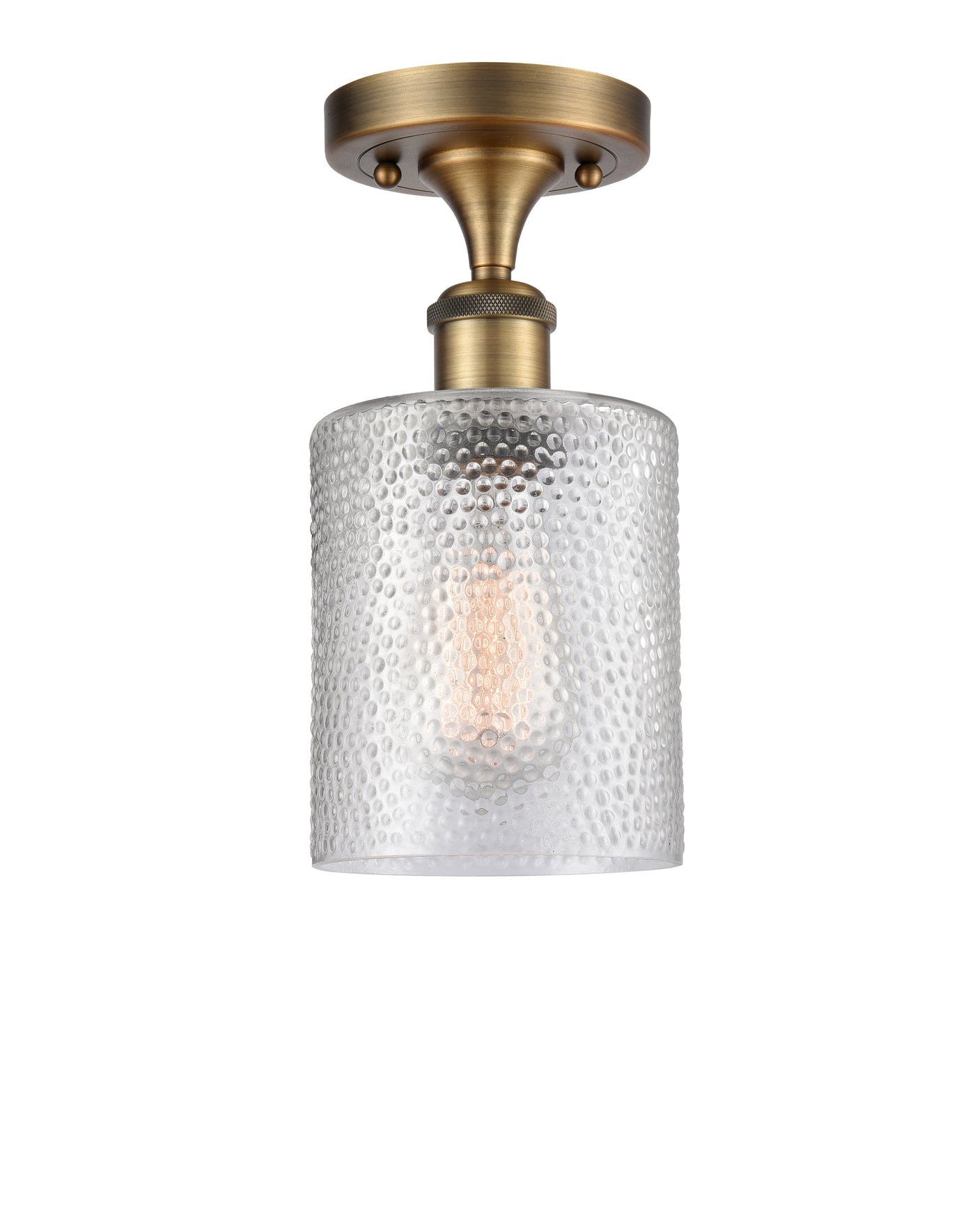 Ballston Semi-Flush Mount White Chrome