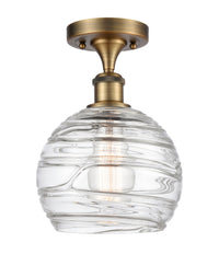 Ballston Semi-Flush Mount White Chrome