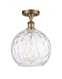 Ballston Semi-Flush Mount White Chrome