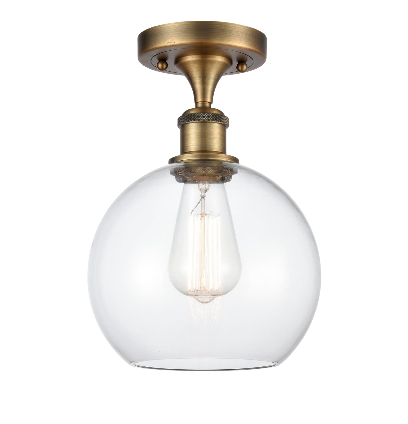 Ballston Semi-Flush Mount Polished Chrome