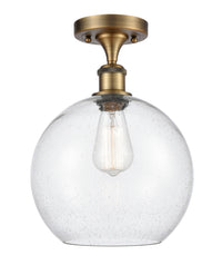 Ballston Semi-Flush Mount White Chrome