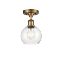 Ballston Semi-Flush Mount White Chrome