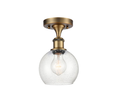 Ballston Semi-Flush Mount White Chrome