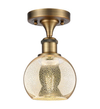 Ballston Semi-Flush Mount White Chrome