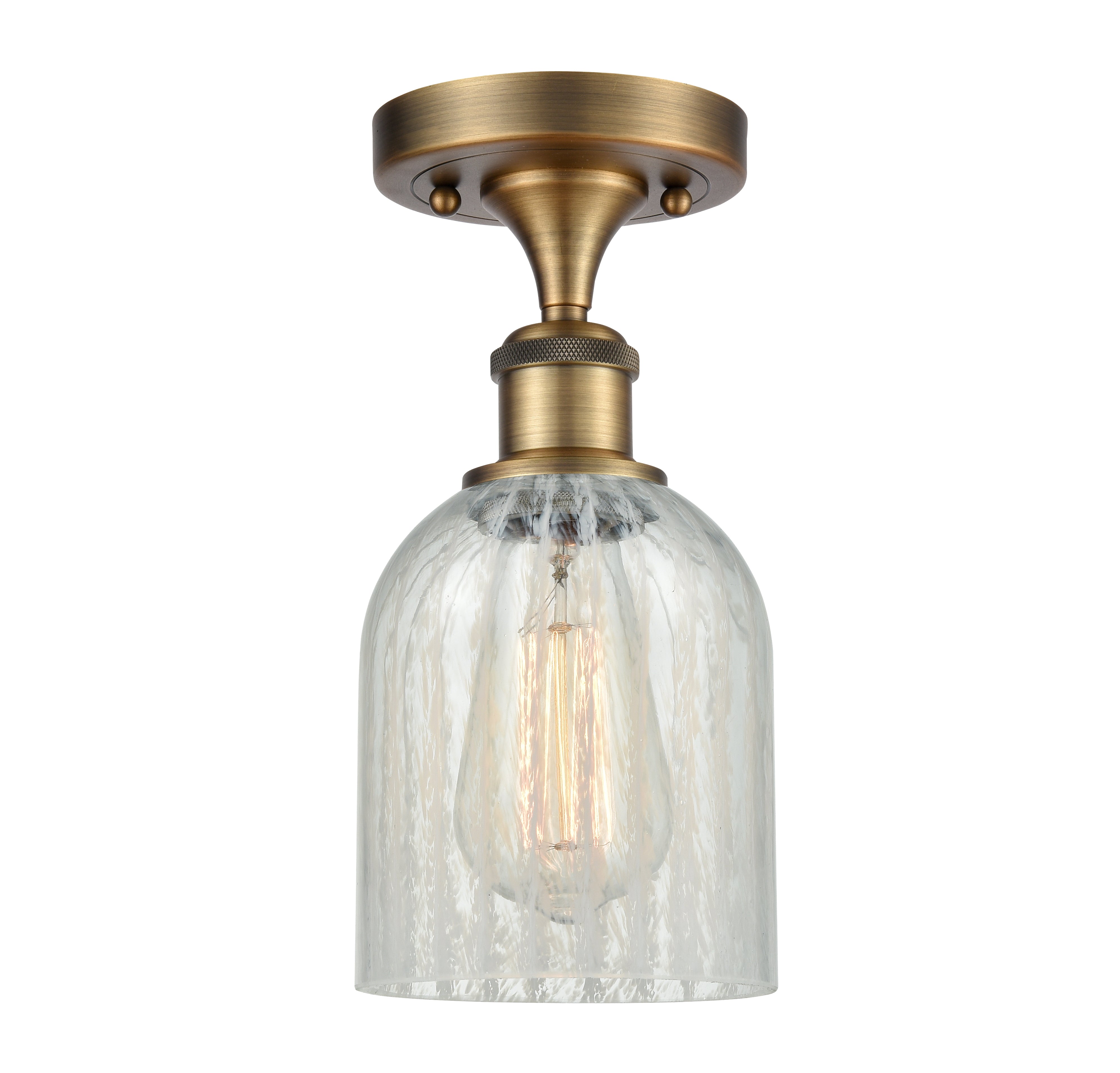 Ballston Semi-Flush Mount | Handcrafted Glass Shade