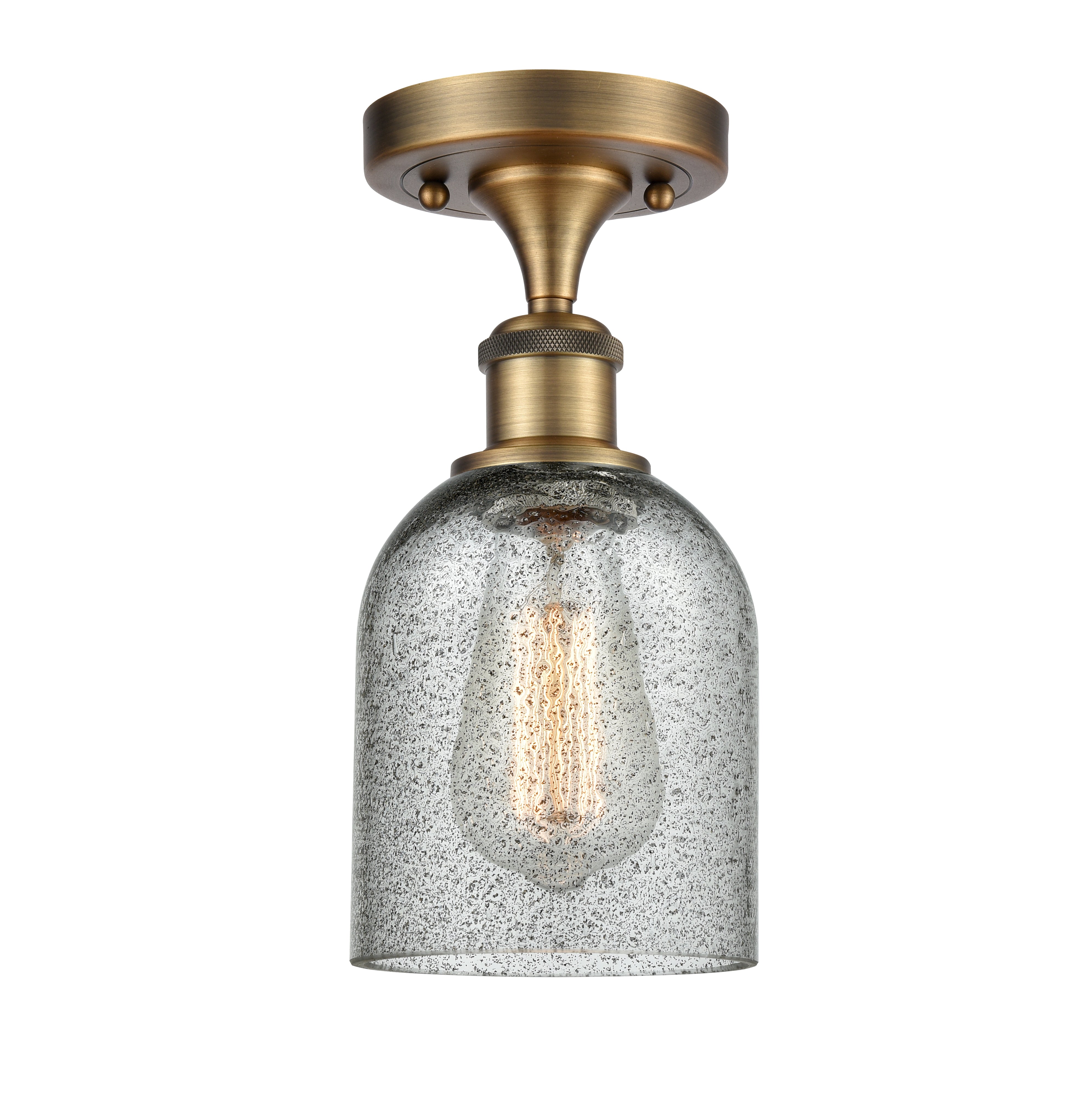 Ballston Semi-Flush Mount | Handcrafted Glass Shade