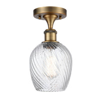 Ballston Semi-Flush Mount | Polished Chrome Shine