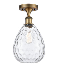Ballston Semi-Flush Mount Cast Brass