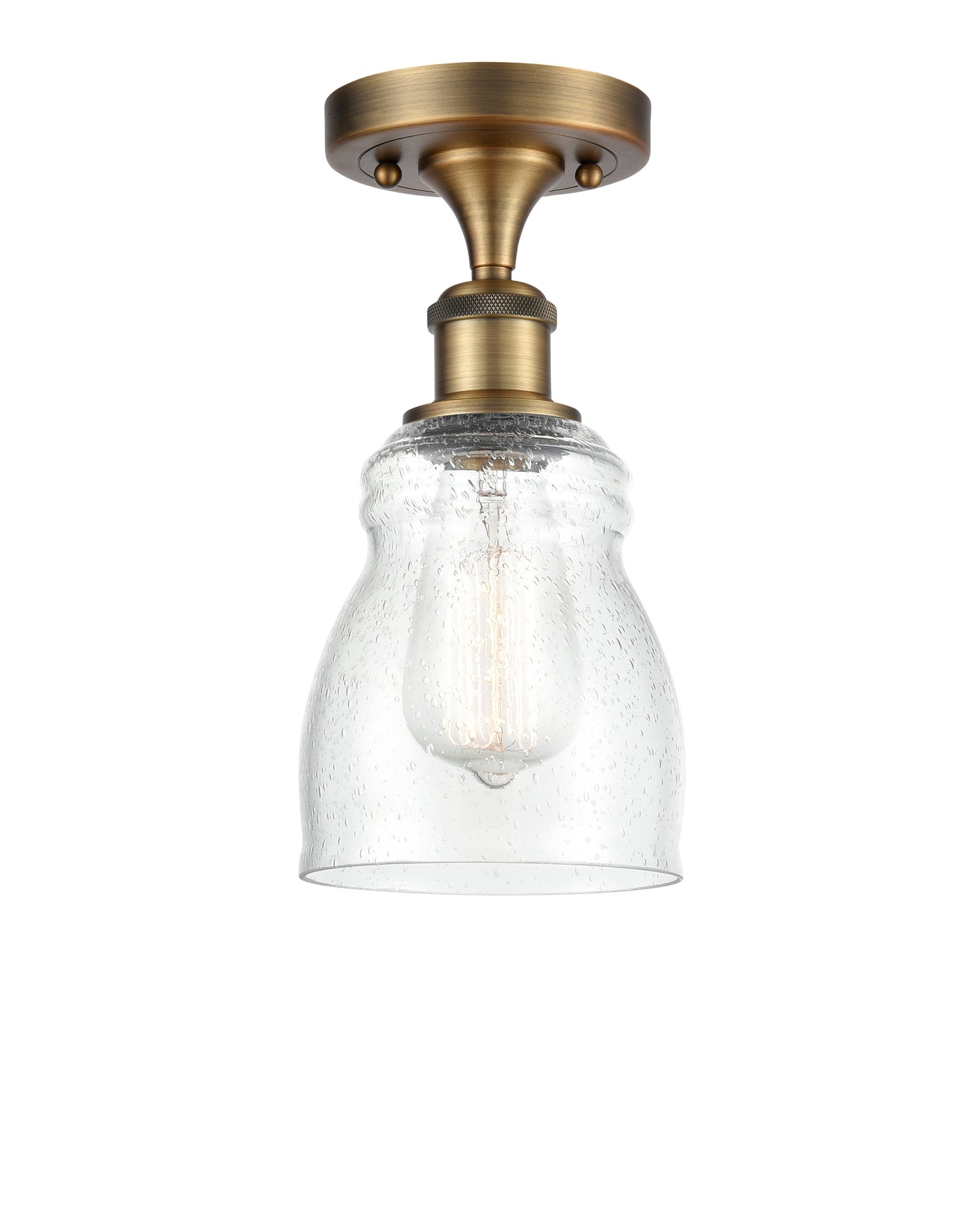 Ballston Semi-Flush Mount White Finish