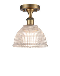 Ballston Semi-Flush Mount White Chrome